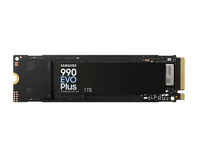 Samsung SSD 990 EVO Plus 1TB PCIe 4.0 NVMe 2.0 M.2 V-NAND 3-bit MLC