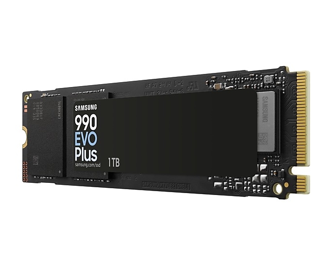 Samsung SSD 990 EVO Plus 1TB PCIe 4.0 NVMe 2.0 M.2 V-NAND 3-bit MLC