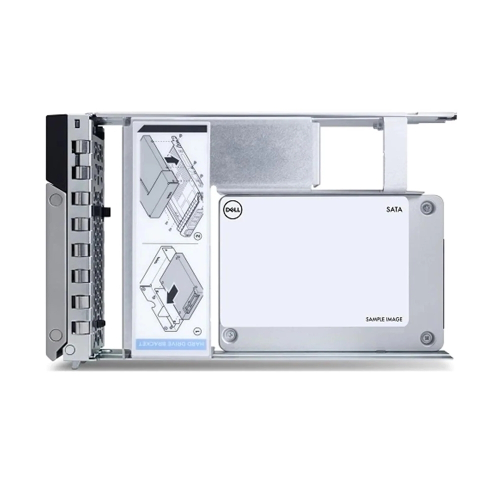 Dell 480GB SSD SATA ISE RI 6Gbps 512e 2.5in with 3.5in HYB CARR