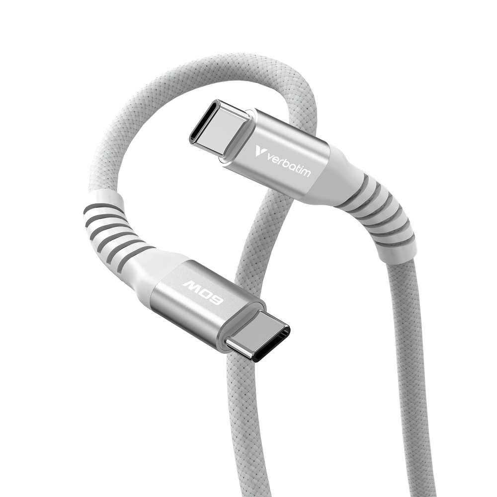 Verbatim Sync & Charge USB-C to USB-C 60W Magnetic 120 cm - Grey