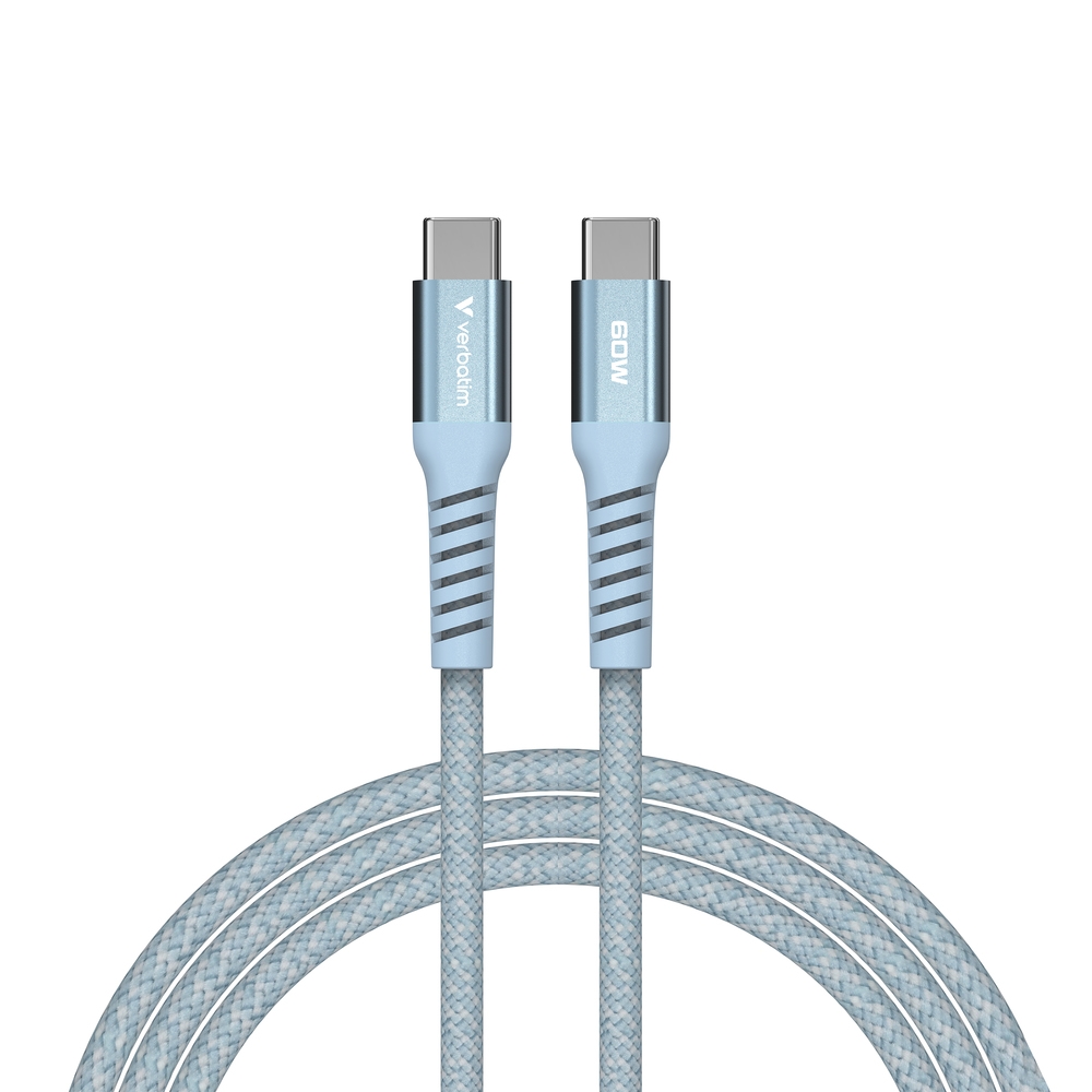 Verbatim Sync & Charge USB-C to USB-C 60W Magnetic 120 cm - Blue