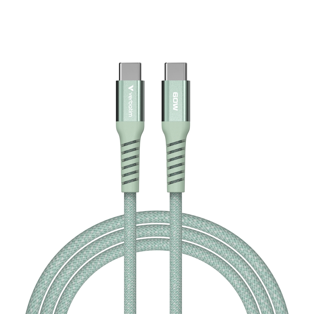 Verbatim Sync & Charge USB-C to USB-C 60W Magnetic 120 cm - Green