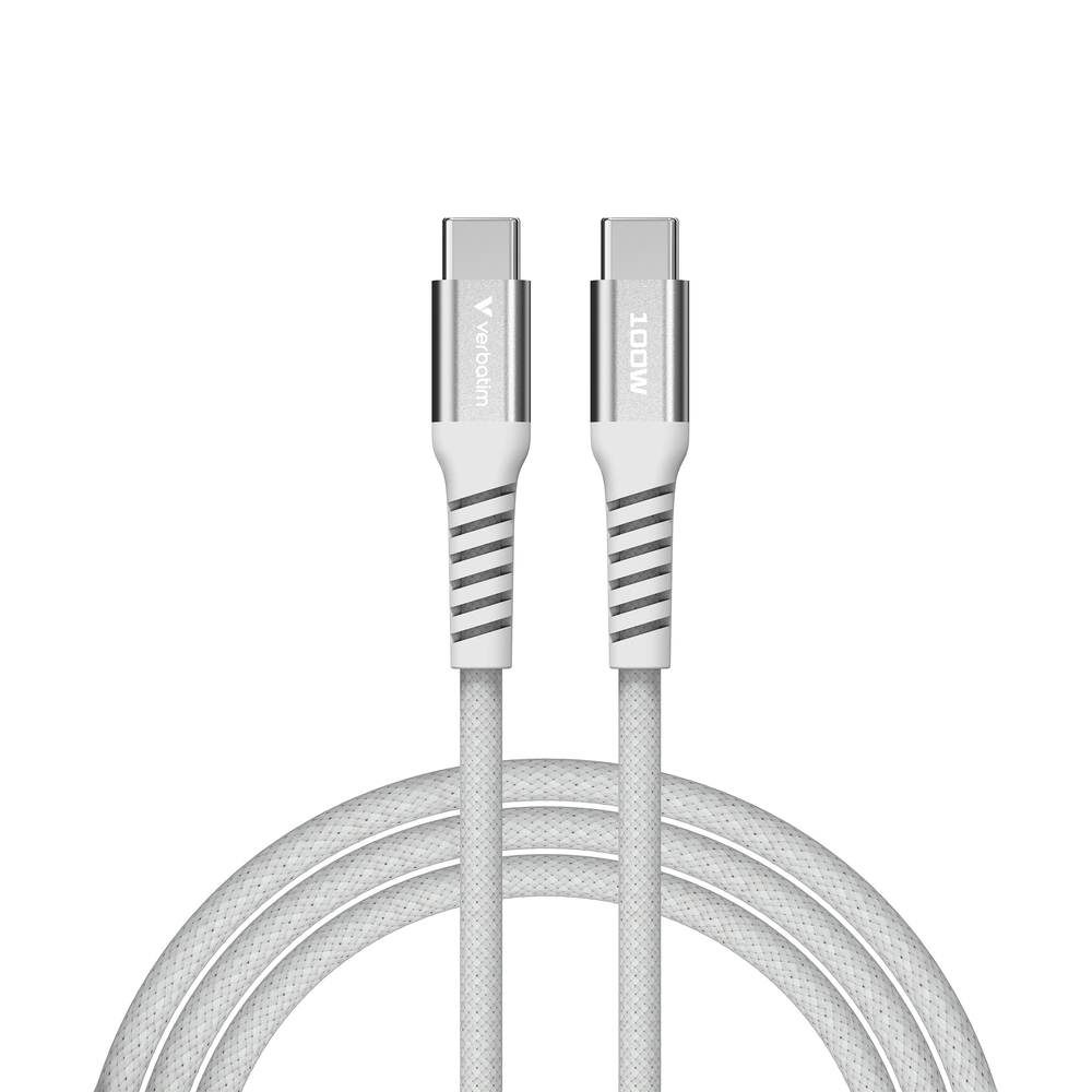 Verbatim Sync & Charge USB-C to USB-C 100W Magnetic 120 cm - Grey