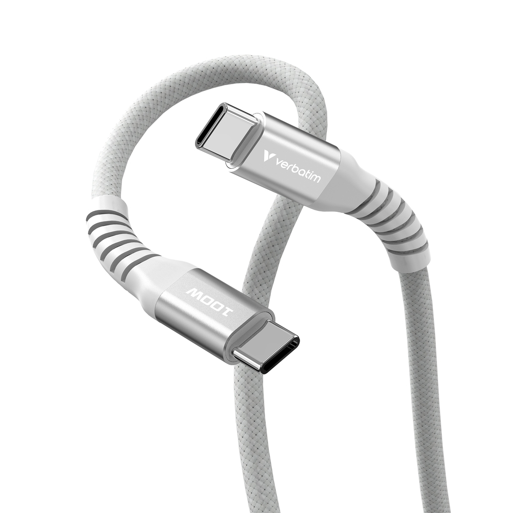 Verbatim Sync & Charge USB-C to USB-C 100W Magnetic 120 cm - Grey