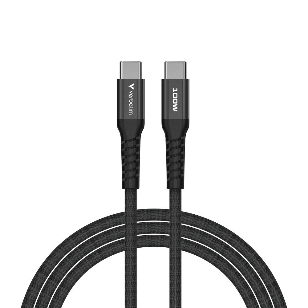 Verbatim Sync & Charge USB-C to USB-C 100W Magnetic 120 cm - Black