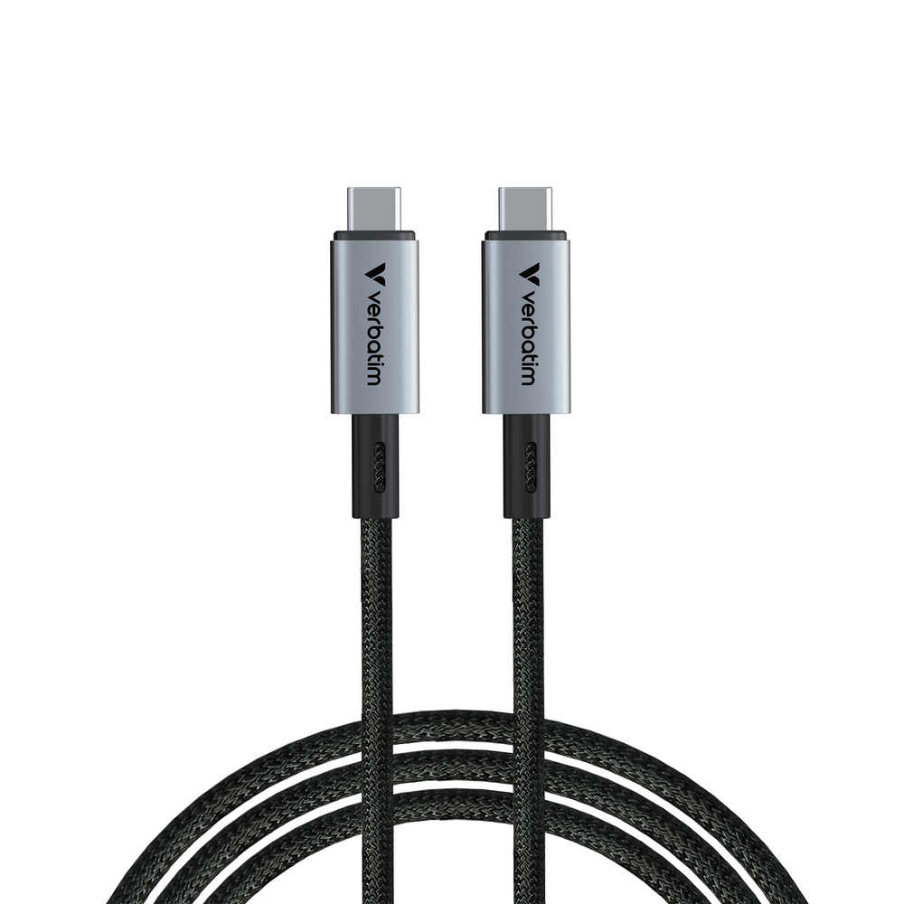 Verbatim Sync & Charge USB-C to USB-C 240W 40 Gbps 120 cm
