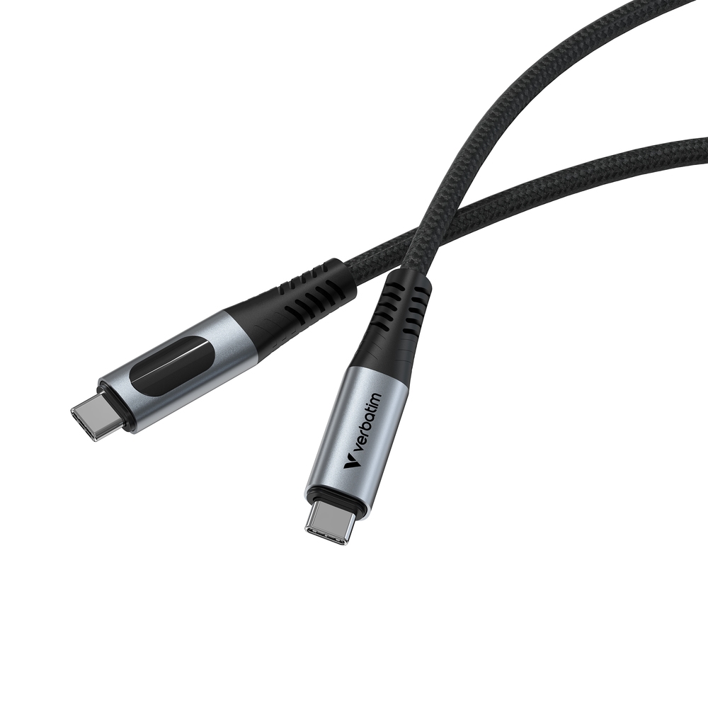 Verbatim Sync & Charge USB-C to USB-C 100W Display 120 cm