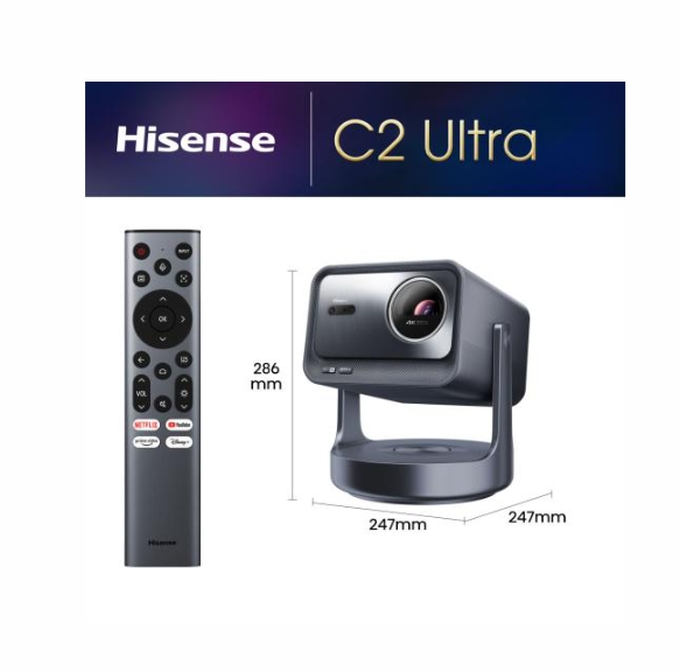 Hisense C2 Ultra Smart mini Laser Projector