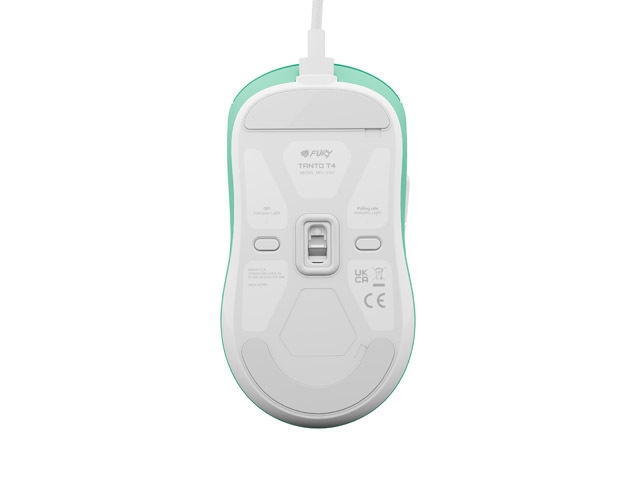 Fury Gaming Mouse Tanto T4 12000DPI Optical With Software RGB Backlight Mint