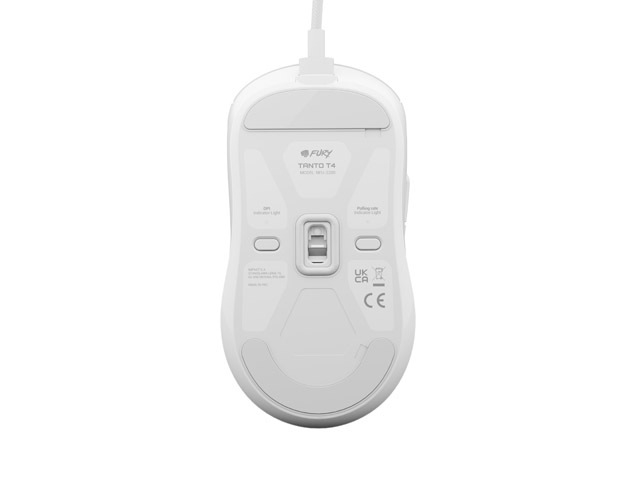 Fury Gaming Mouse Tanto T4 12000DPI Optical With Software RGB Backlight White