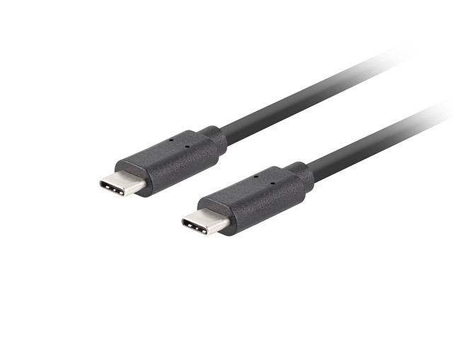 Lanberg USB-C M/M 3.1 gen 2 cable 0.5m 10GB/s pd100w black