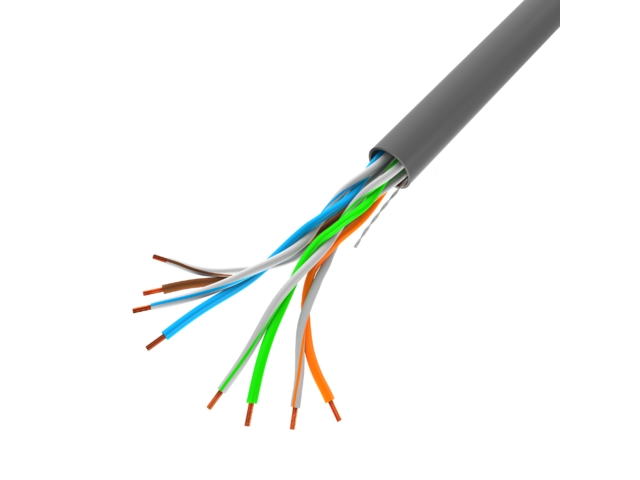 Lanberg LAN cable CAT.5e utp 305m solid cu grey cpr + fluke passed