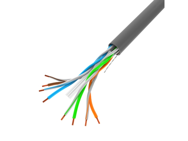 Lanberg LAN cable CAT.6 utp 305m solid cu grey fluke passed