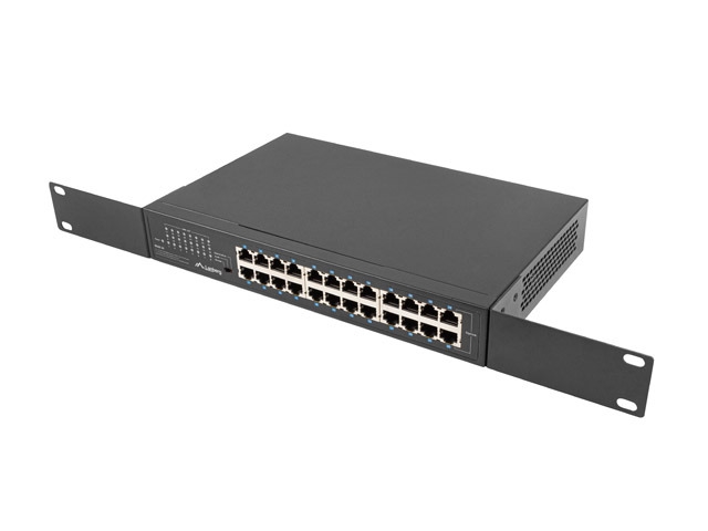 Lanberg switch rsge-24 24x 1GB unmanaged gigabit ethernet rack 19"
