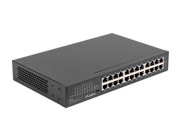 Lanberg switch rsge-24 24x 1GB unmanaged gigabit ethernet rack 19"