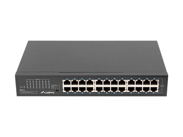 Lanberg switch rsge-24 24x 1GB unmanaged gigabit ethernet rack 19"