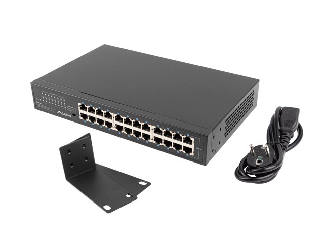 Lanberg switch rsge-24 24x 1GB unmanaged gigabit ethernet rack 19"