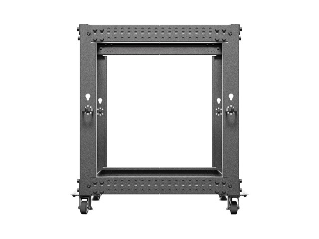 Lanberg open rack 19" 12U 600x600-1100 adjustable