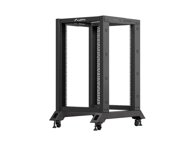 Lanberg open rack 19" 18U 600x800 black