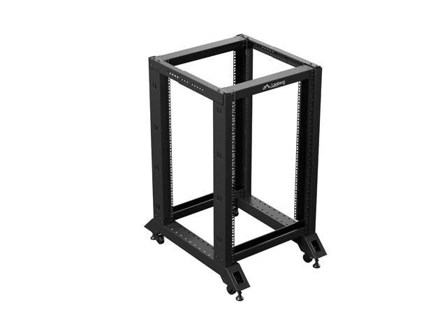 Lanberg open rack 19" 18U 600x800 black