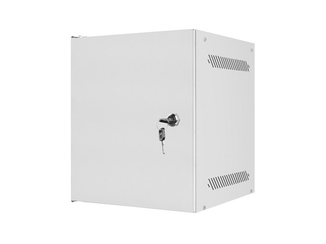 Lanberg rack cabinet 10" wall-mount 6U/280x310 for self-assembly with metal door grey (flat pack)