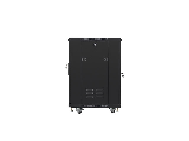 Lanberg rack cabinet 19" free-standing 15U/600x600 (flat pack) black