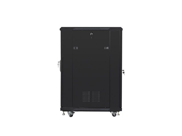 Lanberg rack cabinet 19" free-standing 22U/600x800 (flat pack) with mesh door black