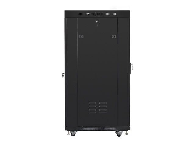 Lanberg rack cabinet 19" free-standing 27U/800x1200 (flat pack) with glass door lcd