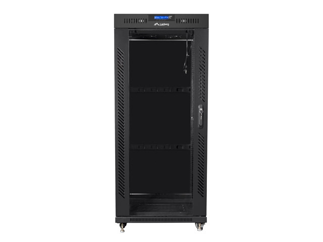 Lanberg rack cabinet 19" free-standing 27U/800x1200 (flat pack) with glass door lcd