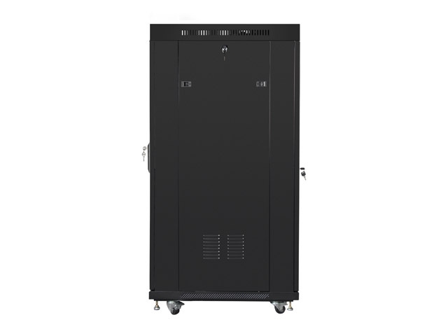 Lanberg rack cabinet 19" free-standing 27U/800x1200 (flat pack) with glass door lcd