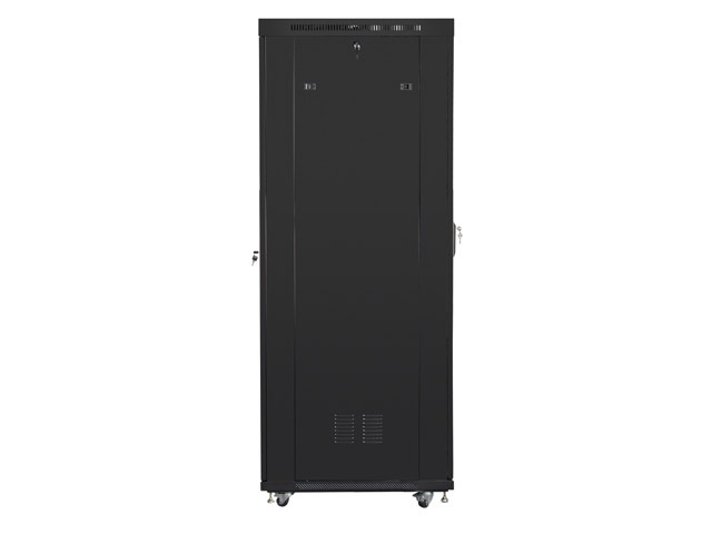 Lanberg rack cabinet 19" free-standing 27U/800x1200 (flat pack) with mesh door lcd black