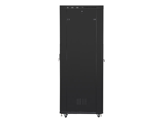 Lanberg rack cabinet 19" free-standing 47U/800x1000 (flat pack) with glass door lcd black v2