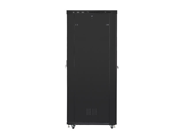 Lanberg rack cabinet 19" free-standing 47U/800x1200 (flat pack) with glass door lcd black v2