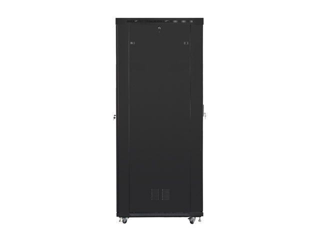 Lanberg rack cabinet 19" free-standing 47U/800x1200 (flat pack) with glass door lcd black v2