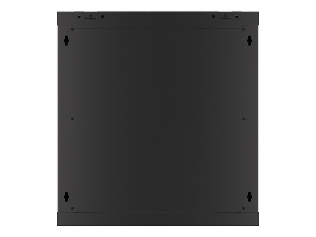 Lanberg rack cabinet 19" wall-mount 12U/600x600 for self-assembly with metal door black (flat pack)