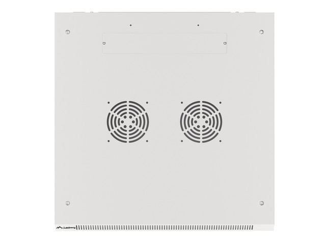 Lanberg rack cabinet 19" wall-mount 12U/600x600 for self-assembly with metal door grey (flat pack)
