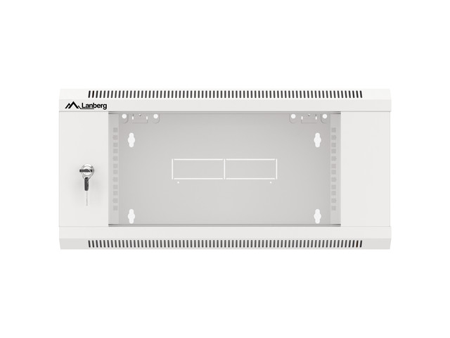Lanberg rack cabinet 19" wall-mounted 4U 600 fast assembly (flat pack) grey