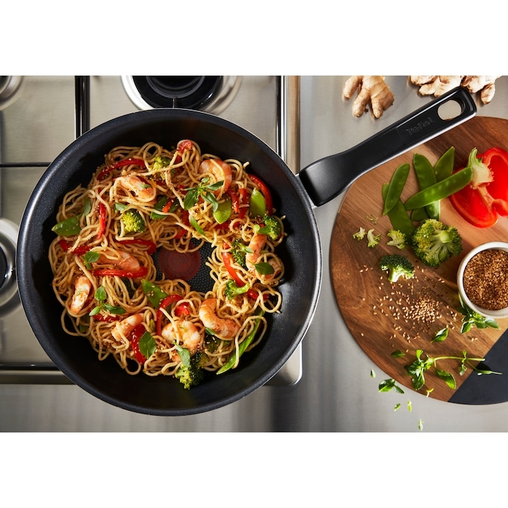 Tefal C3841953 Wok28 Opium Pe Xl Intense Black