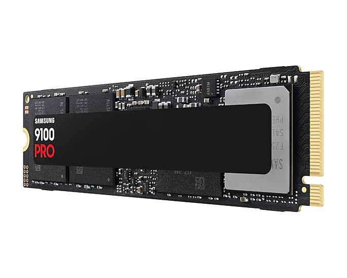 Samsung SSD 9100 PRO 1TB PCIe 5.0 NVMe 2.0 M.2 Read 14700 MB/s Write 13300 MB/s