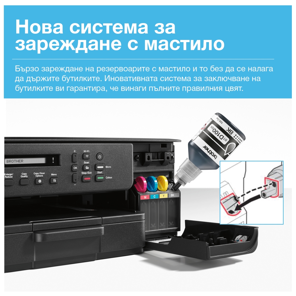 Brother DCP-T530DWYJ1 Inkbenefit Plus Multifunctional