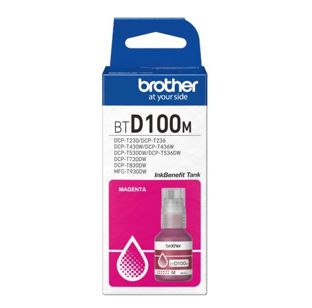 Brother BT-D100M Magenta Ink Bottle