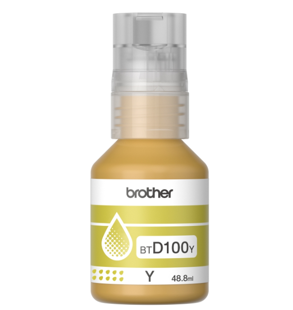 Brother BT-D100Y Yellow Ink Bottle