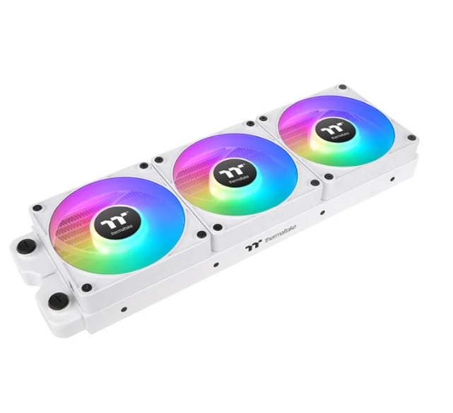 Thermaltake CT120 EX Reverse ARGB Sync PC Cooling Fan 3 Pack Magnetic Connect White