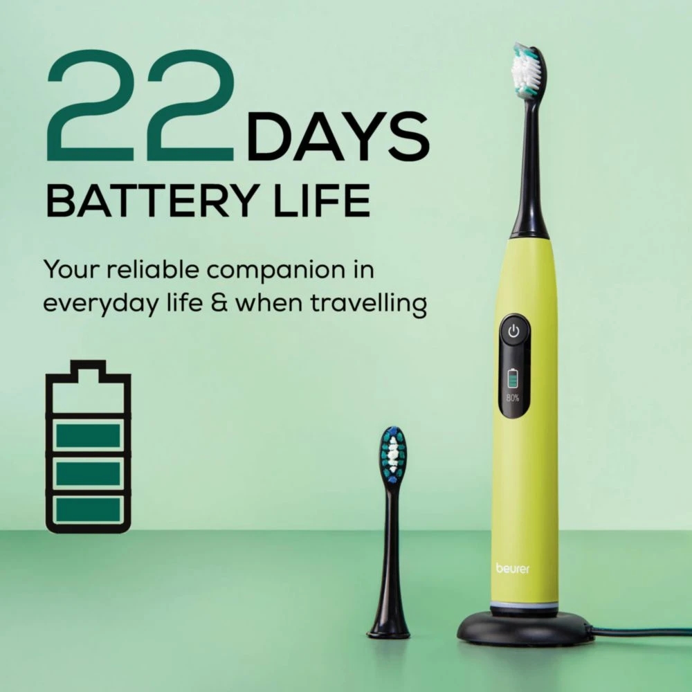 Beurer SC 50 splashy lemon Electric Sonic Toothbrush