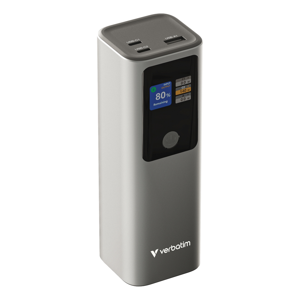 Verbatim Charge 'n' Go Power Bank 27000mAh 183W Grey