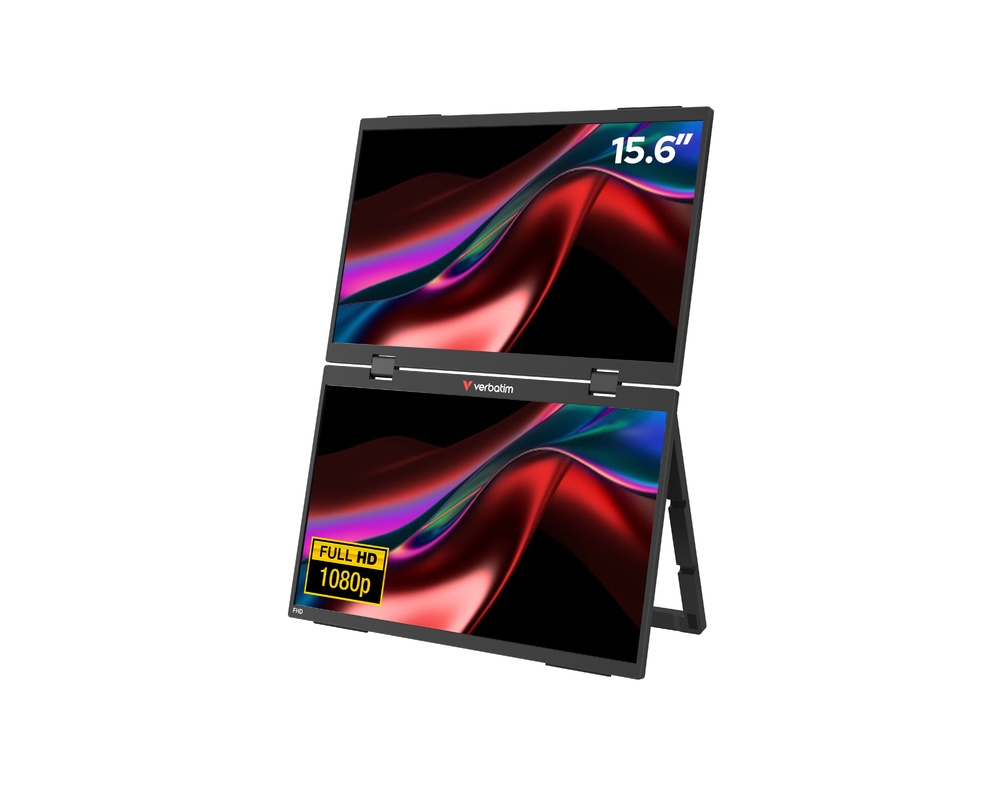 Verbatim Portable 15.6" Dual Monitor Essentials