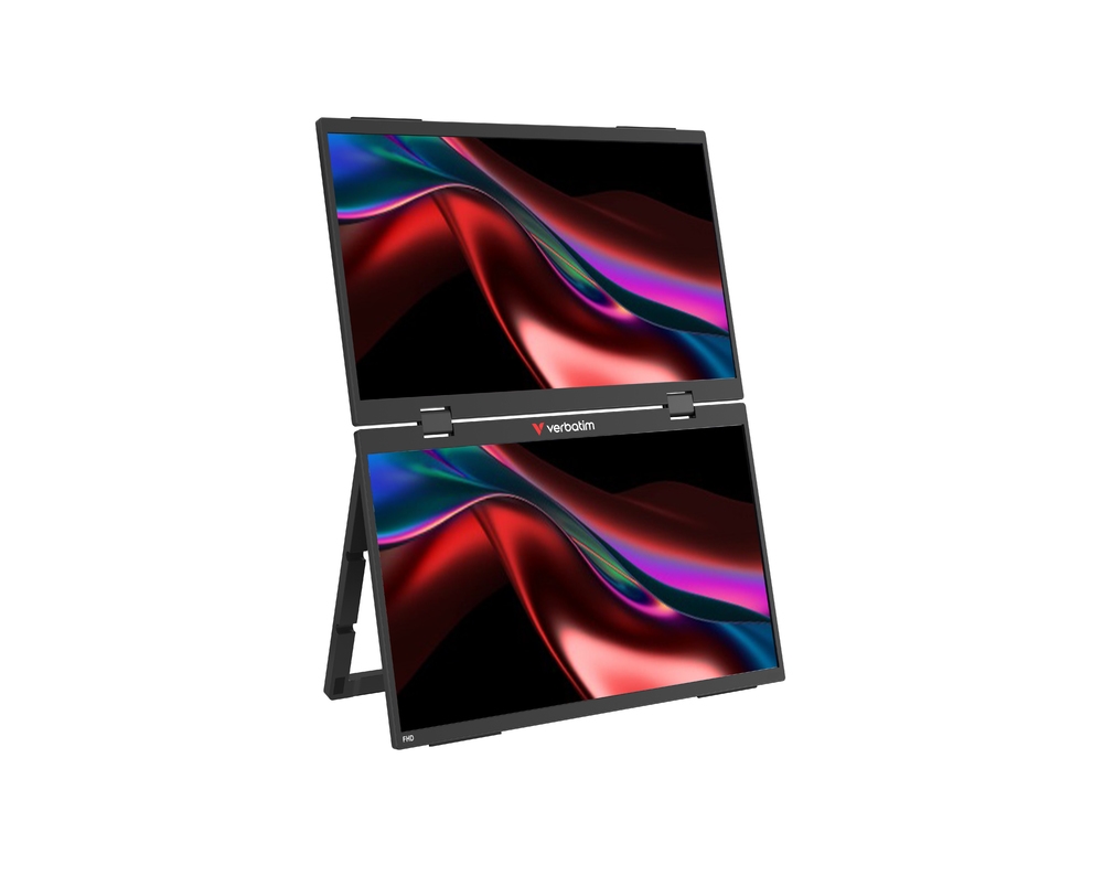 Verbatim Portable 15.6" Dual Monitor Essentials