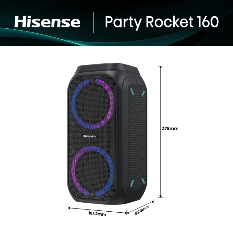 Hisense Party speaker 2.0 Ch.