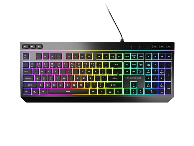 Genesis Gaming Keyboard Rhod 530 Rgb Backlight Us Layout Programmable