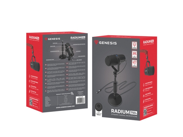 Genesis Microphone Radium 750D Studio USB/XLR Stand
